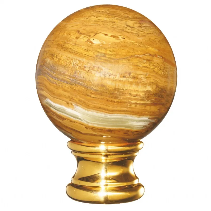 Boule de départ en onyx — Escaliers Deparis