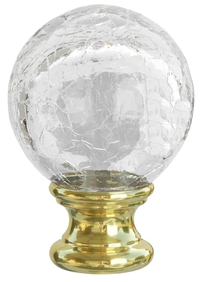 Globe en cristal de plomb craquelé — Escaliers Deparis