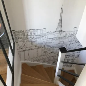 Limon sur limon en chêne — Escaliers Deparis