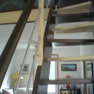 Pas décalés avec palier d’arrivée — Escaliers Deparis